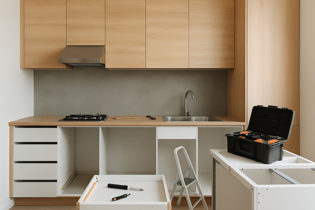 Moderne Küchenmontage mit professioneller Küchenplanung – Einbauküche vom Fachbetrieb